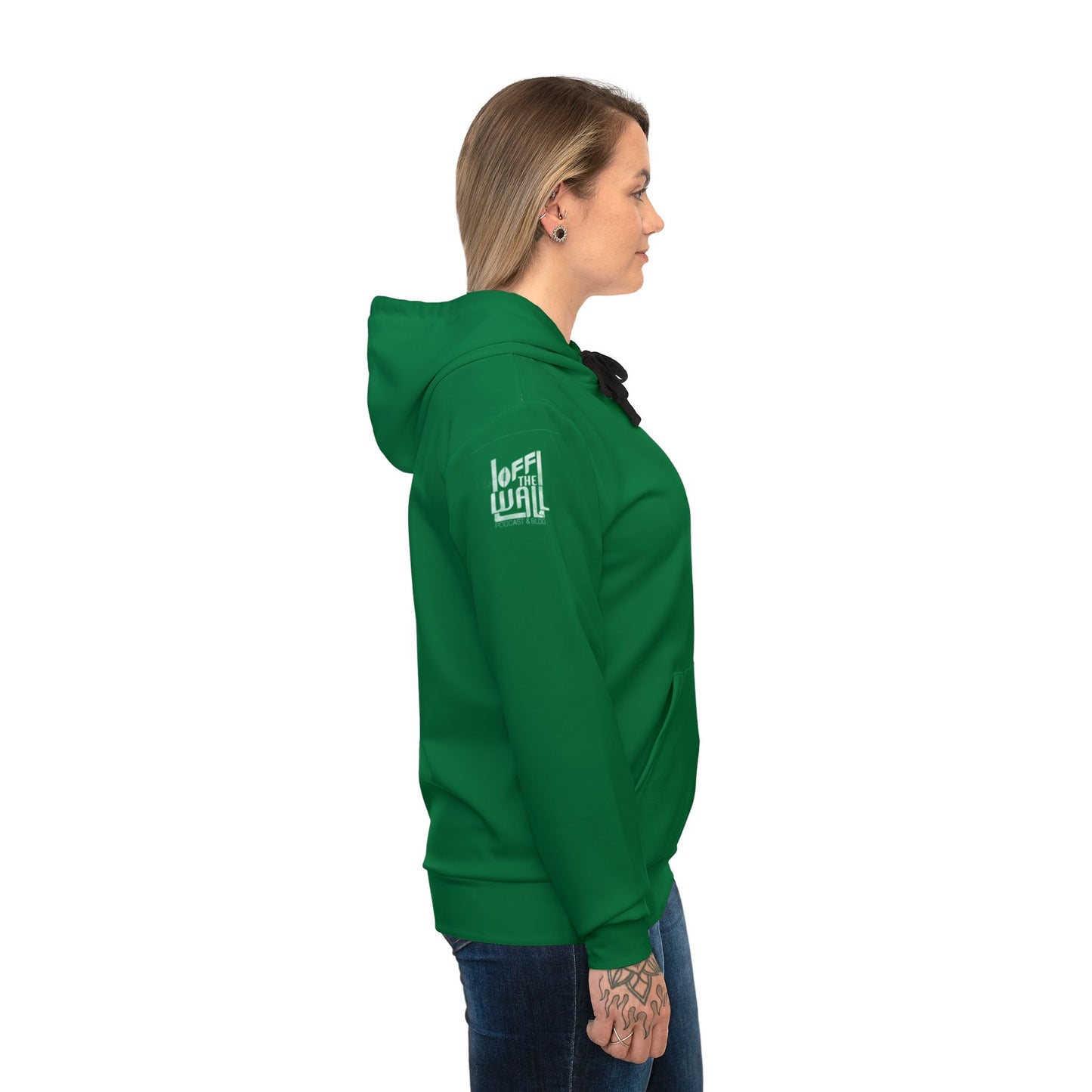 Brews Buds Ball Athletic Hoodie —Green Arena Football Weekly Hoodie