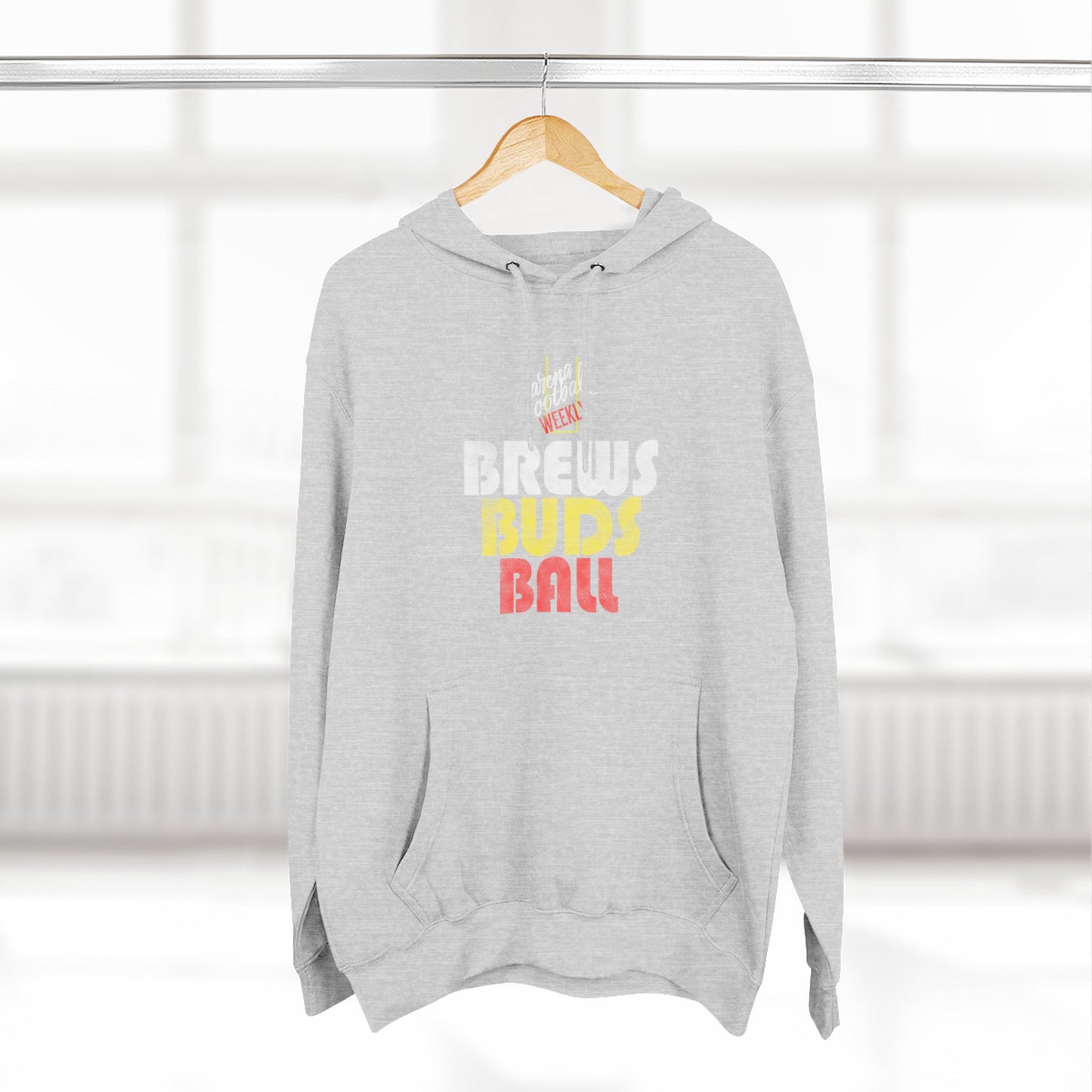 Brews Buds Ball Fleece Hoodie — Arena Football Weekly Hoodie