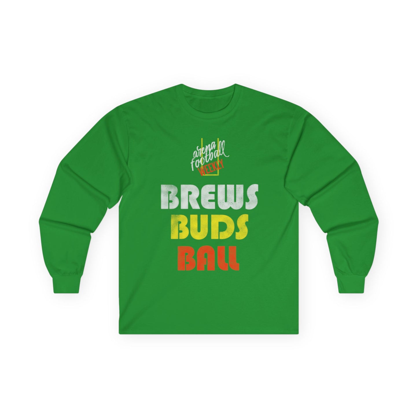 Brews Buds Ball - Arena Football Weekly Graphic Long Sleeve Tee