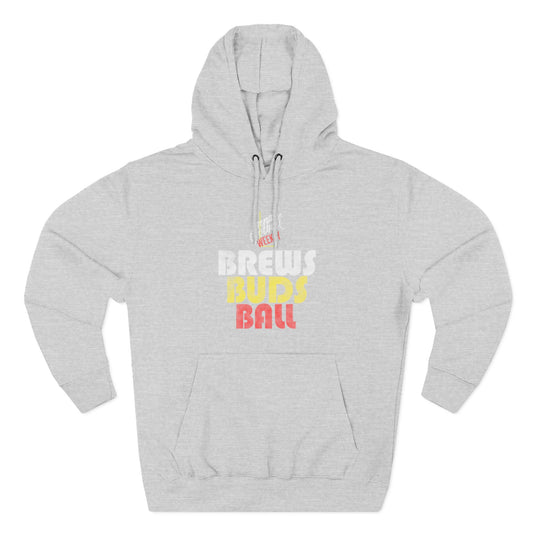 Brews Buds Ball Fleece Hoodie — Arena Football Weekly Hoodie