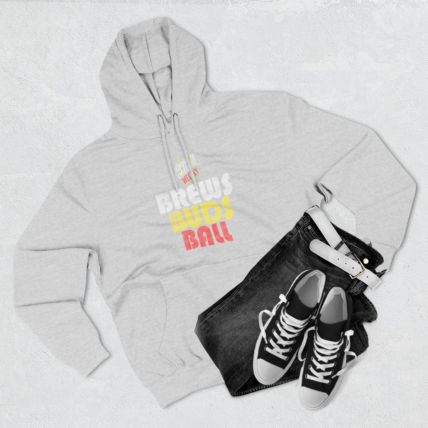 Brews Buds Ball Fleece Hoodie — Arena Football Weekly Hoodie